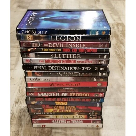 20 Horror DVD Lot 41 Movies It Miniseries Rob Zombie Devils Rejects Obscure OOP - Picture 2 of 7